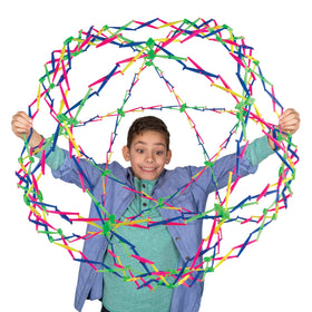 The Orb Factory ORB Curiosities EXTREME Expand-A-Ball rainbow expanding to 36 inches for immersive play.