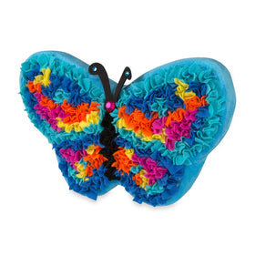 The Orb Factory PlushCraft Butterfly Pillow with vibrant fabrics inspires cozy, imaginative storytelling