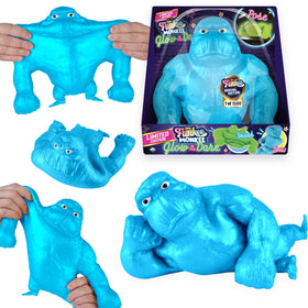 The Orb Factory ORB Funkee Monkee blue glow in the dark skin shines for night-time play