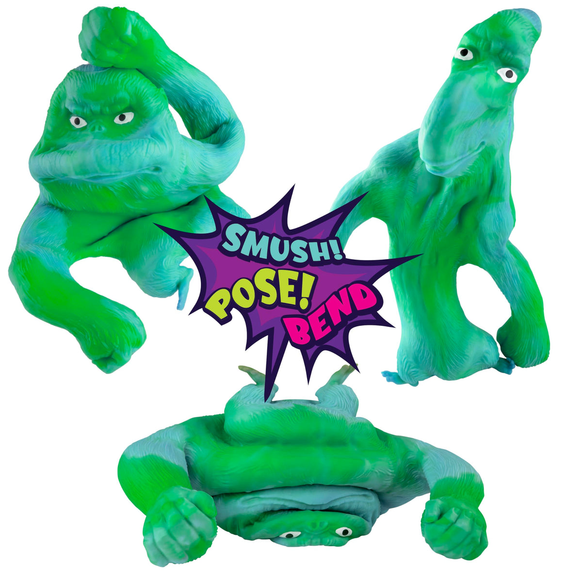 Orb Factory Funkee Monkee Jumbo’s soft skin is quick to clean after play.