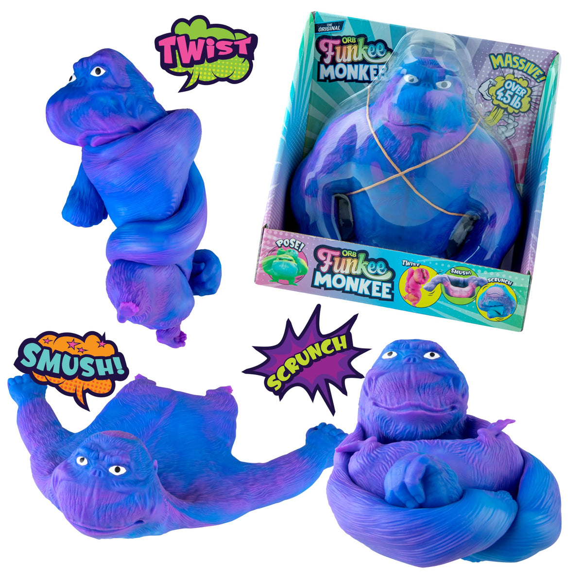 Funkee Monkee Jumbo makes a great gift idea for kids and adults