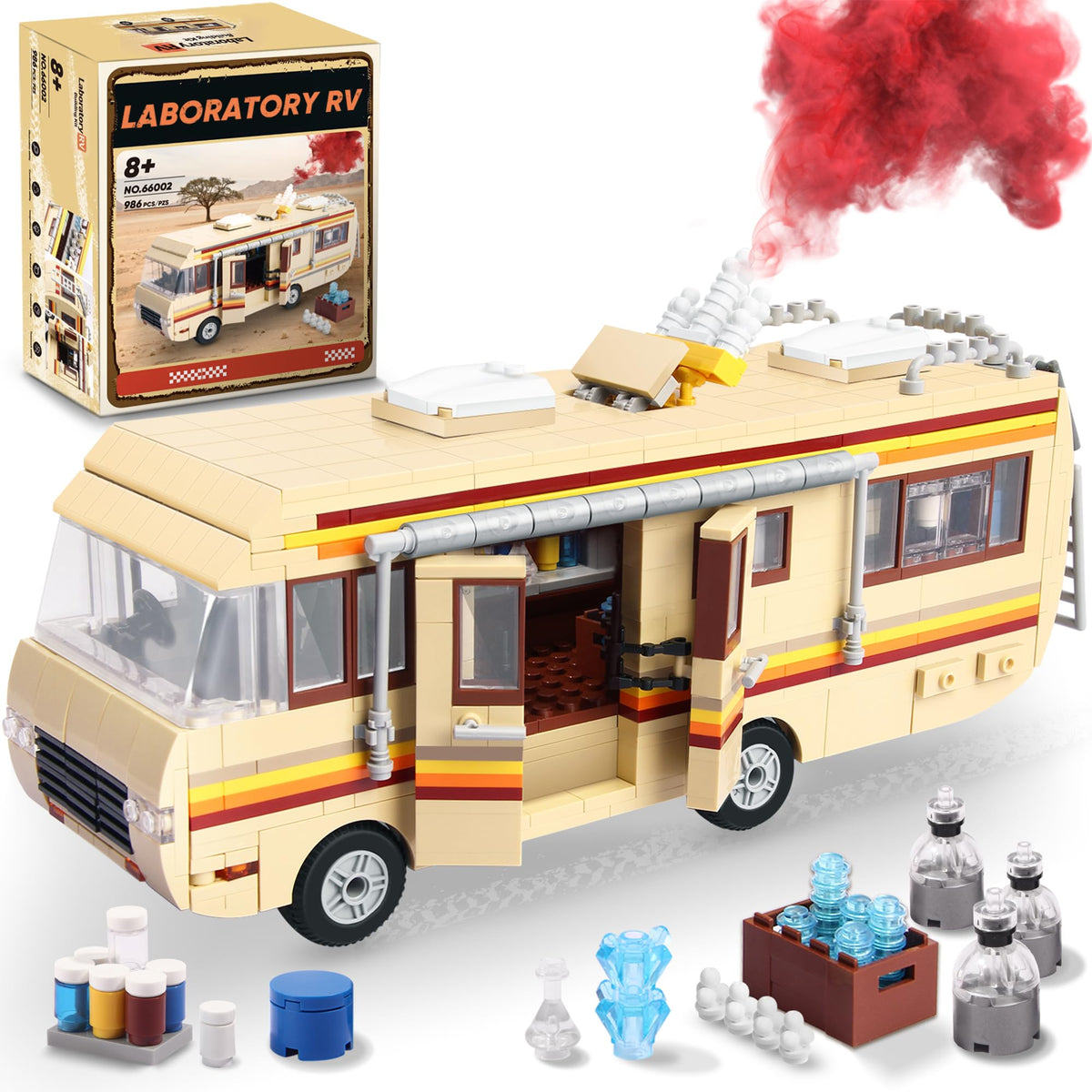 OrbBlaster Rvs Building Set displaying a complete model for imaginative play and display.