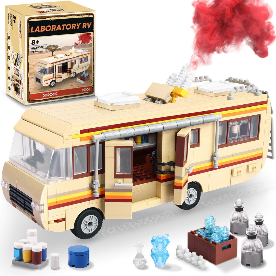 OrbBlaster Rvs Building Set displaying a complete model for imaginative play and display.