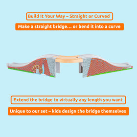 Orbrium left stone bridge provides decorative durability and stable crossings.