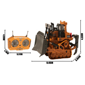 OrgaNatureQueen Gift-ready RC bulldozer ideal for birthdays and holidays.