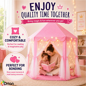 Orian Princess Tent gift-ready packaging makes gifting easy.