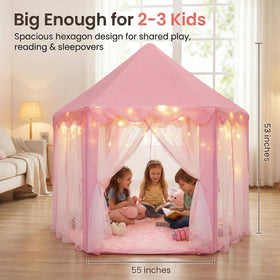 Orian Princess Tent interior with soft rug for a cozy reading nook