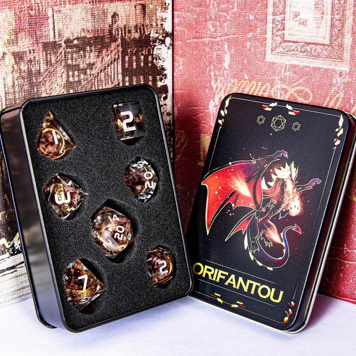 ORIFANTOU balanced seven-piece set with ~60g weight for comfortable handling