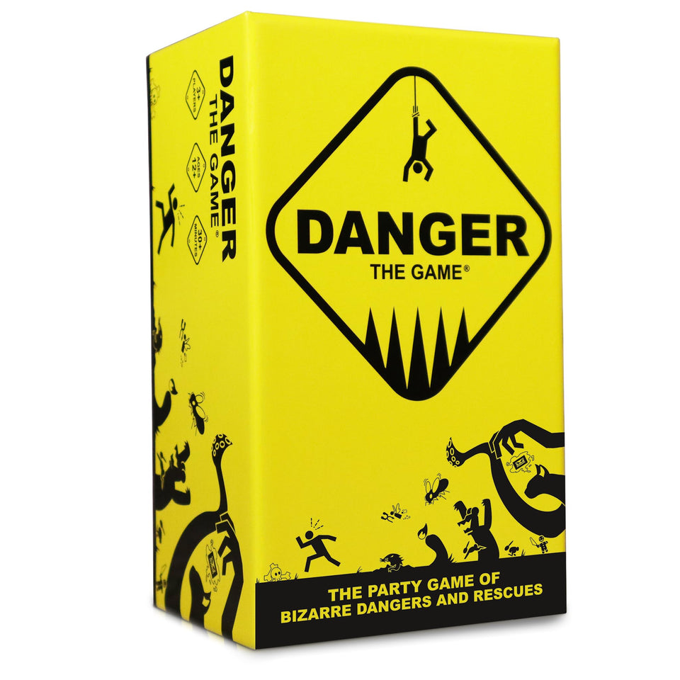 Origami Whale Danger The Game card pack shows danger cards for thrilling rescue scenarios.
