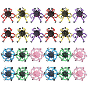 Original Ecology 24pcs transformable fidget spinners in motion offer tactile stress relief