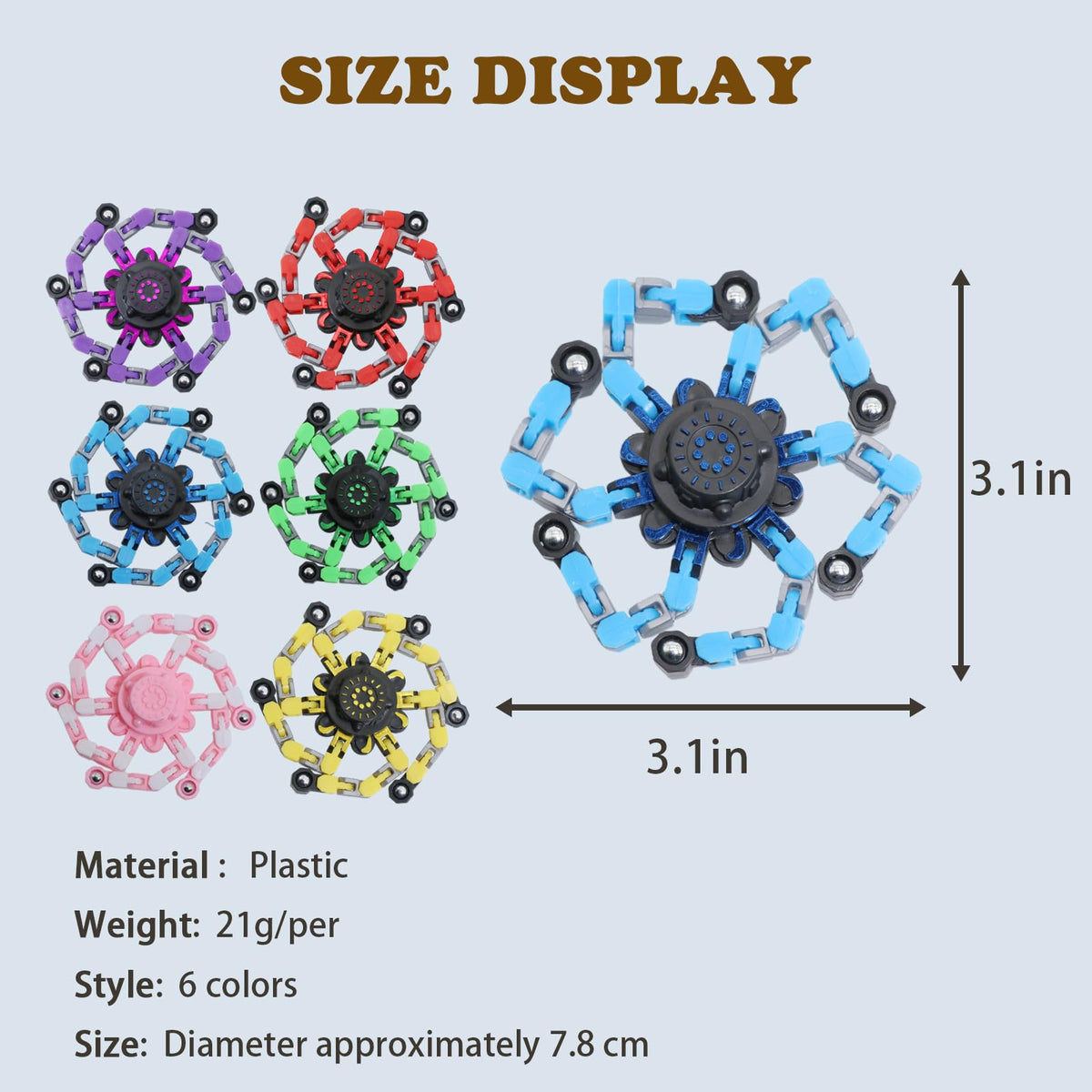 Original Ecology color variants provide varied fidget experiences for kids and adults