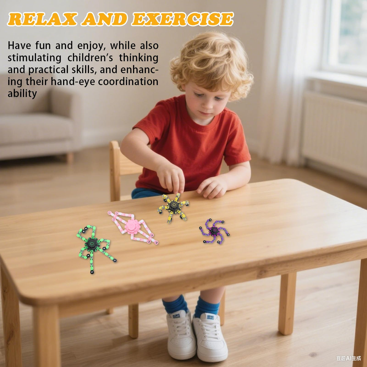 Original Ecology portable sensory toy is ideal for travel and on-the-go use