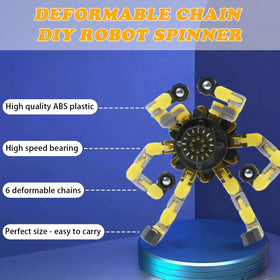 Original Ecology compact spinner doubles as a mini phone stand for quick viewing