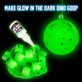 Galaxy slime glows softly under dim lights for magical experiments.