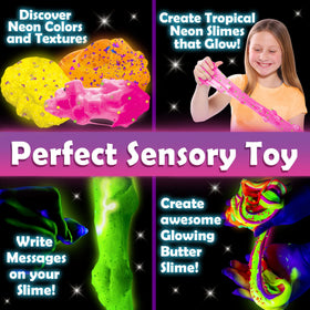 Original Stationery glitter and bead add-ins texture variety for sensory slime