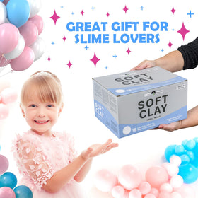Original Stationery kid-friendly crafts with soft clay in action