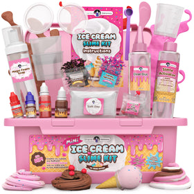 Original Stationery Mini Ice Cream Slime Kit with multicolor colors for creative play and sensory exploration