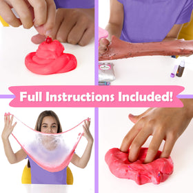 Original Stationery Mini Ice Cream Slime Kit with strawberry scent for sensory play