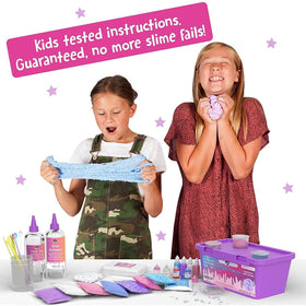 Original Stationery slime add-ins provide 25+ pieces for endless color and texture options.
