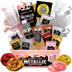 Original Stationery Rose Gold Slime shows radiant shimmer for imaginative play