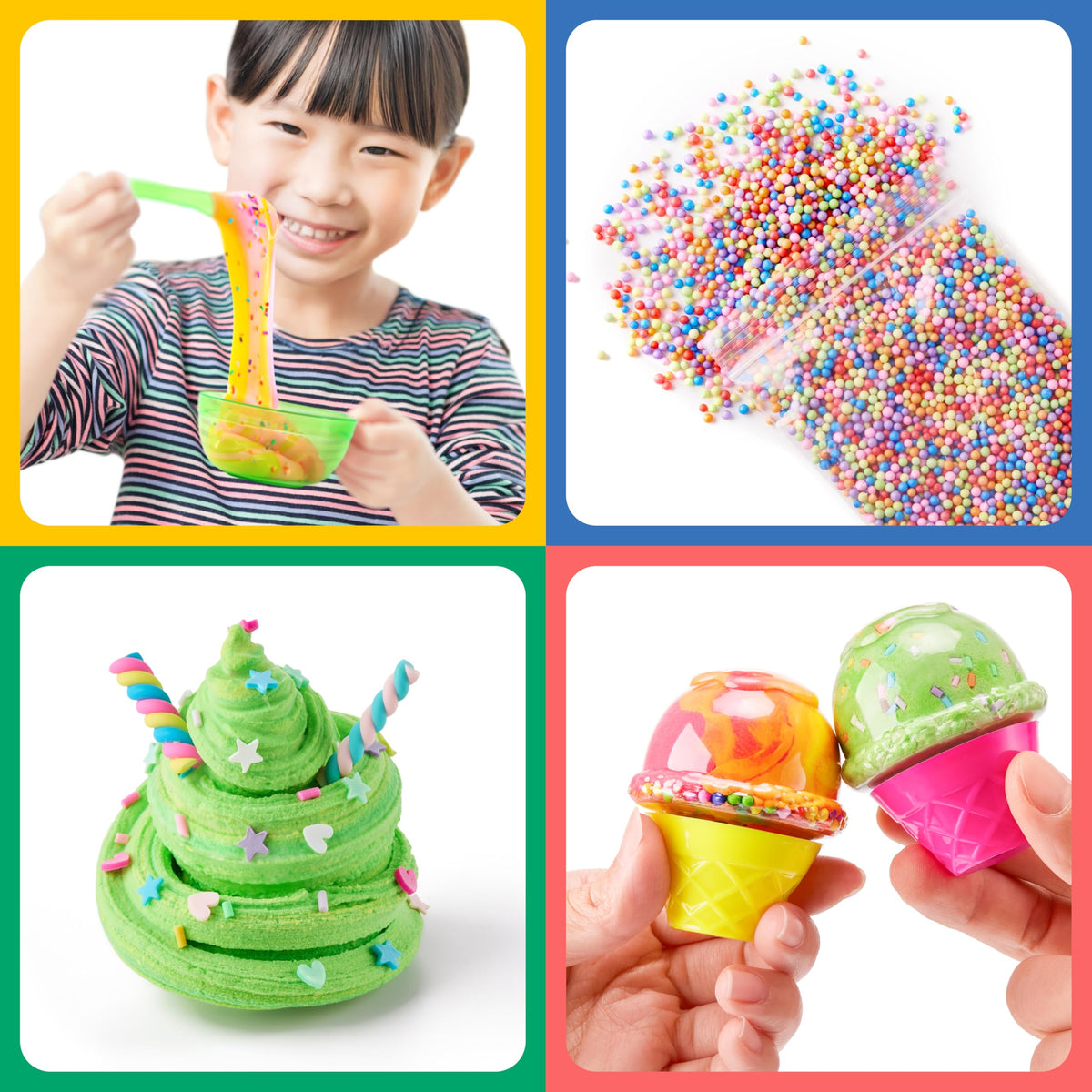 Original Stationery slime sprinkles add color and texture for decoration
