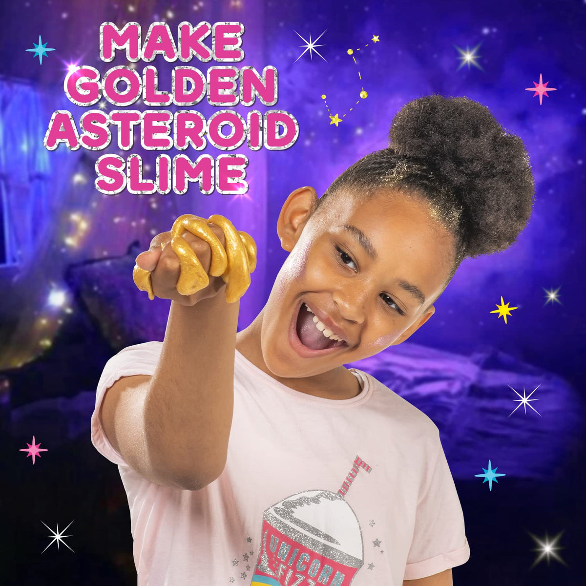Original Stationery Unicorn Slime Kit holographic slime reflects light for creative fun