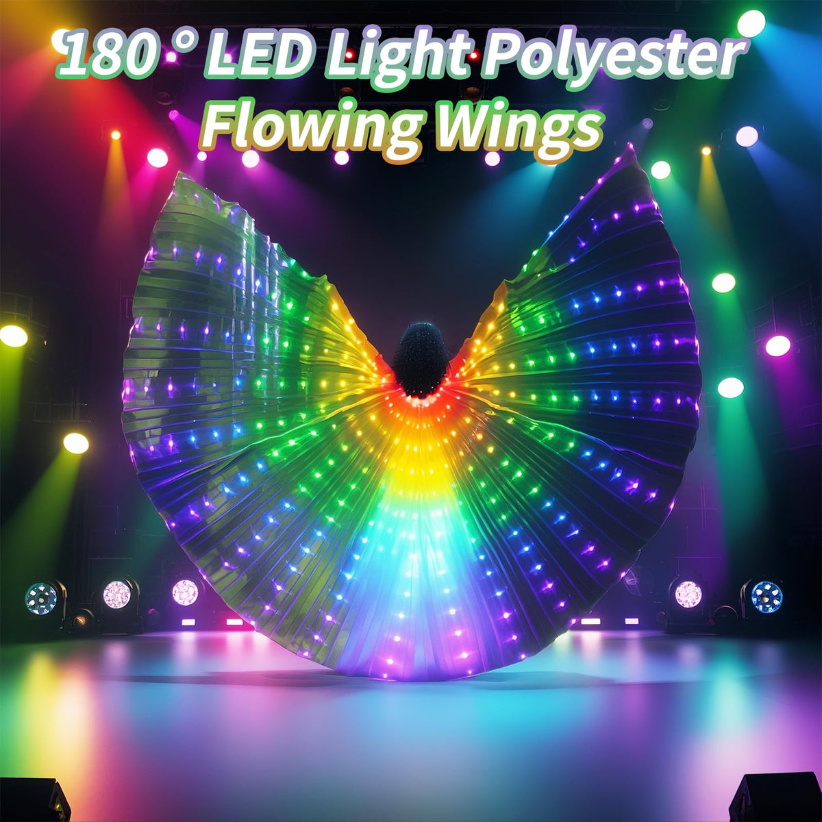 Orizizhic LED beads create vivid light effects for lively nighttime performances.