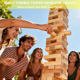 Orizliztion outdoor patio games set up for social gatherings.