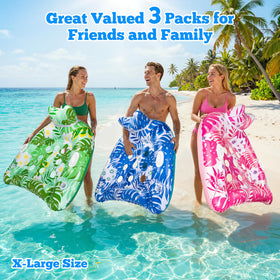 Ornnut XL pool floats support up to 350 lbs for adults and kids.