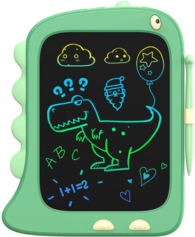 ORSEN 8.5-inch LCD Doodle Board with dinosaur design encourages mess-free imagination.