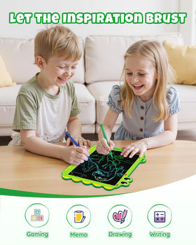 Child drawing with stylus on ORSEN doodle board for screen-free fun