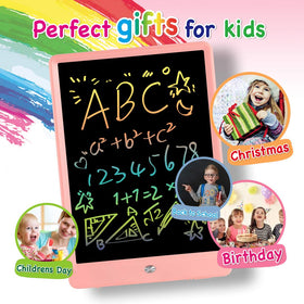 Kids developing color perception and coordination with ORSEN drawing tablet