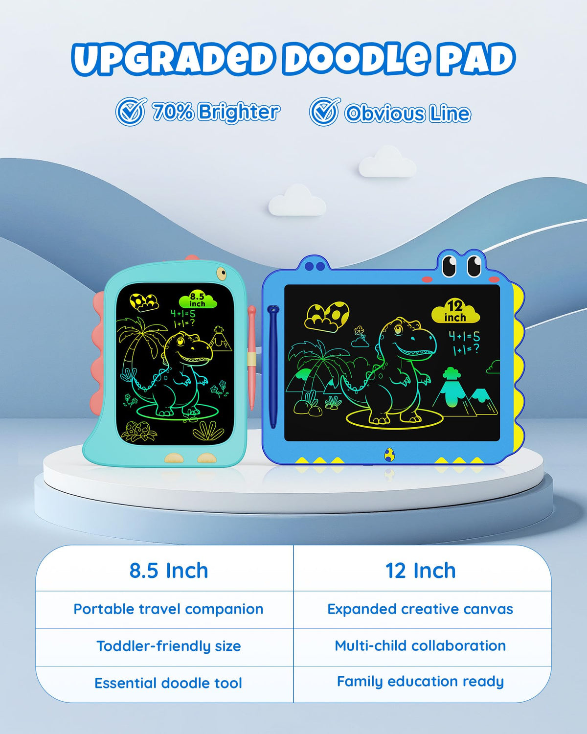 ORSEN LCD screen close-up highlights sensitive pressure drawing for varied line thickness.