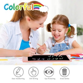 Kids drawing on ORSEN LCD tablet with color screen for imaginative art sessions