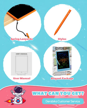 Great gift for kids aged 3-8 with ORSEN LCD Writing Tablet.