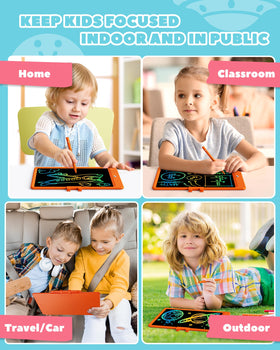 Vivid color screen on ORSEN tablet supports varied line thickness.