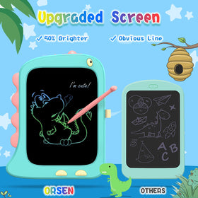 ORSEN LCD writing tablet featuring one-click erase for mess-free creativity.