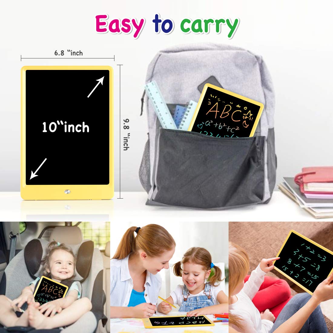 Yellow color design on ORSEN tablet appeals to kids and gifts