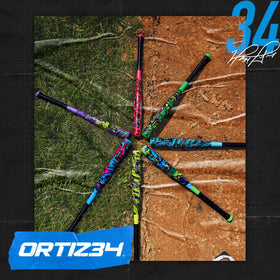 Ortiz34 graffiti design baseball set for energetic backyard games.