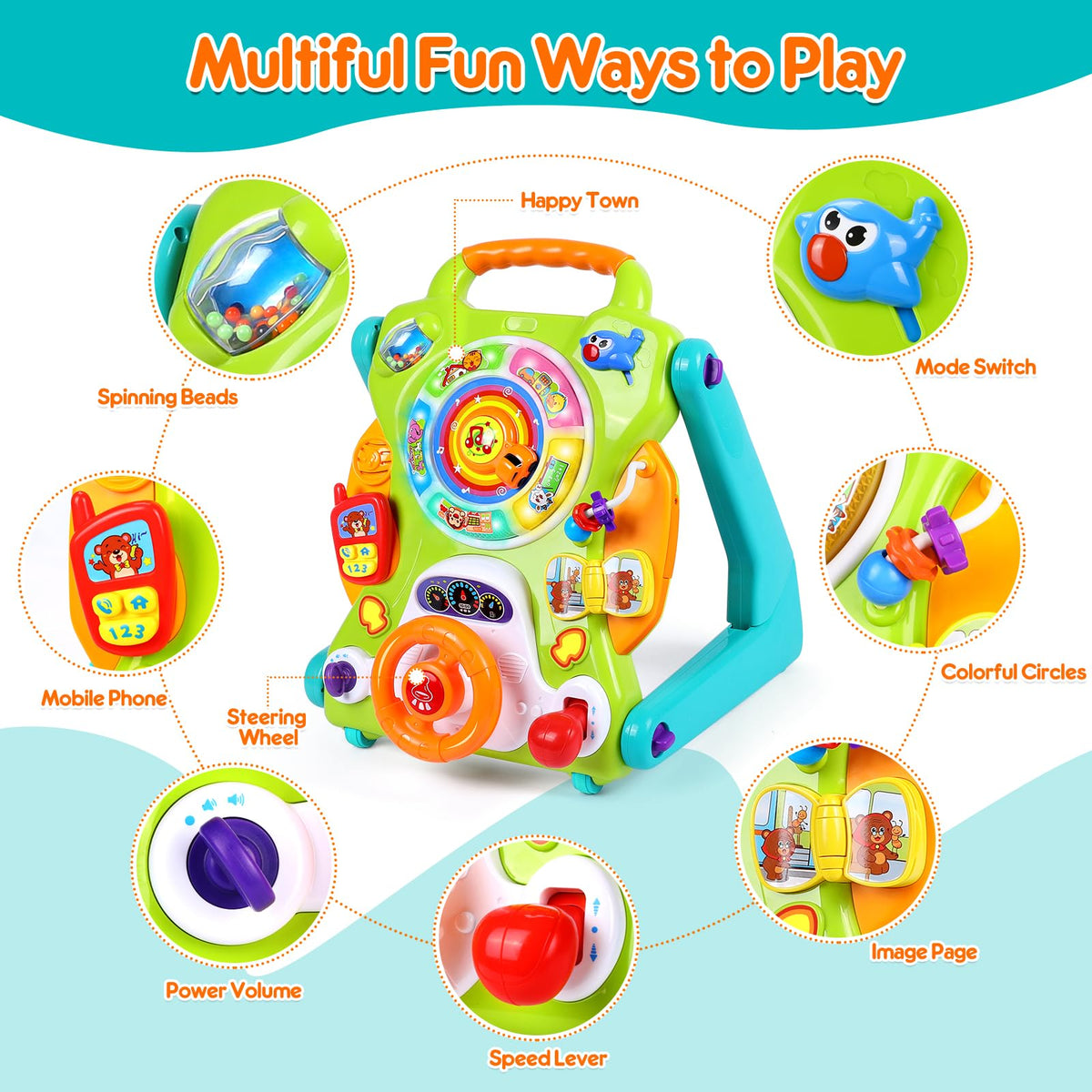 ORWINE 3-in-1 drawing pen and stamps included for art play