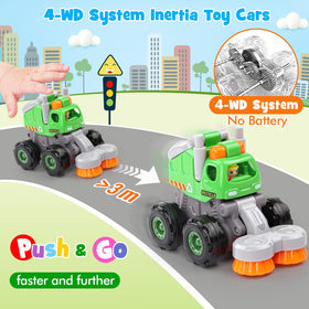 ORWINE 4WD construction vehicles deliver smooth rolling on floors, carpets, or sand