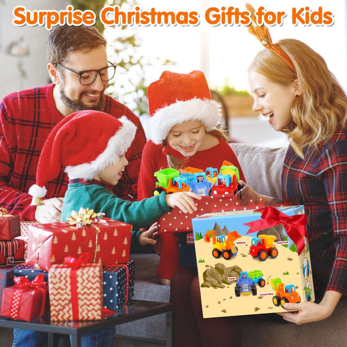 ORWINE 4-pack friction cars make a great gift for toddlers 18 months and up.