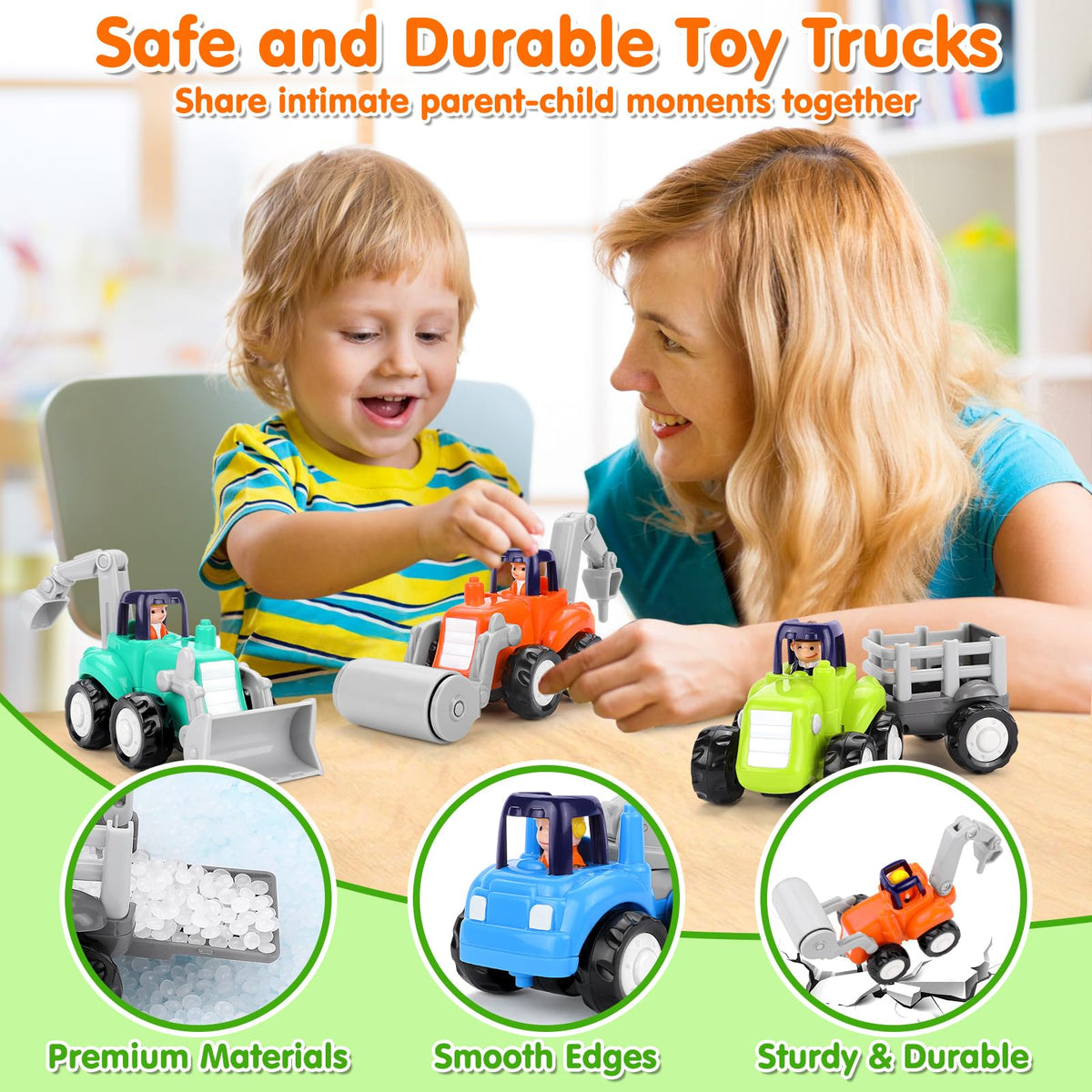 ORWINE Inertia Trucks excavator encourages exploration and problem solving.