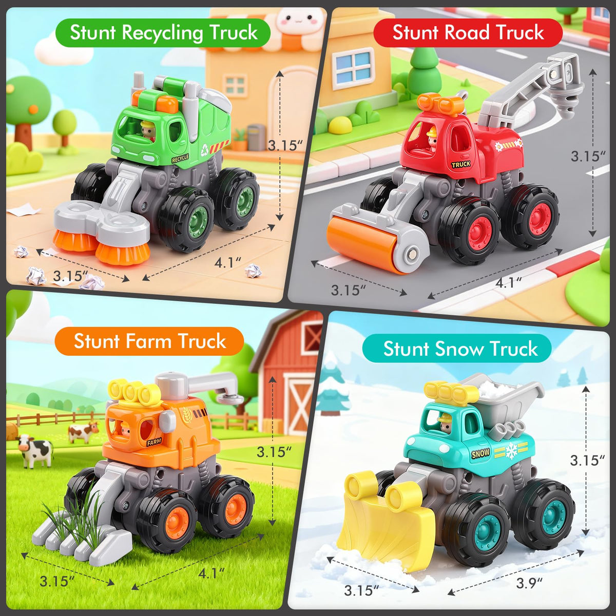 ORWINE road truck emphasizes rotating joints and clickable details for tactile exploration