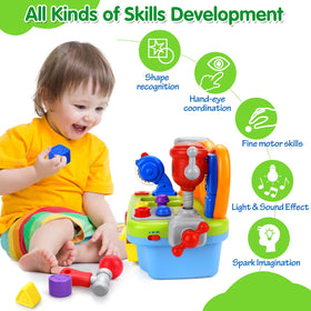 ORWINE toy workbench hammer enhances hand-eye coordination during construction play