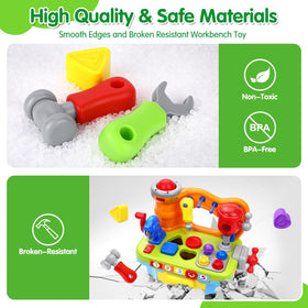 ORWINE toy workbench nails and screws for grasping and turning practice