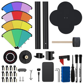 ORWOD prize wheel tradeshows classrooms simple setup for quick deployment