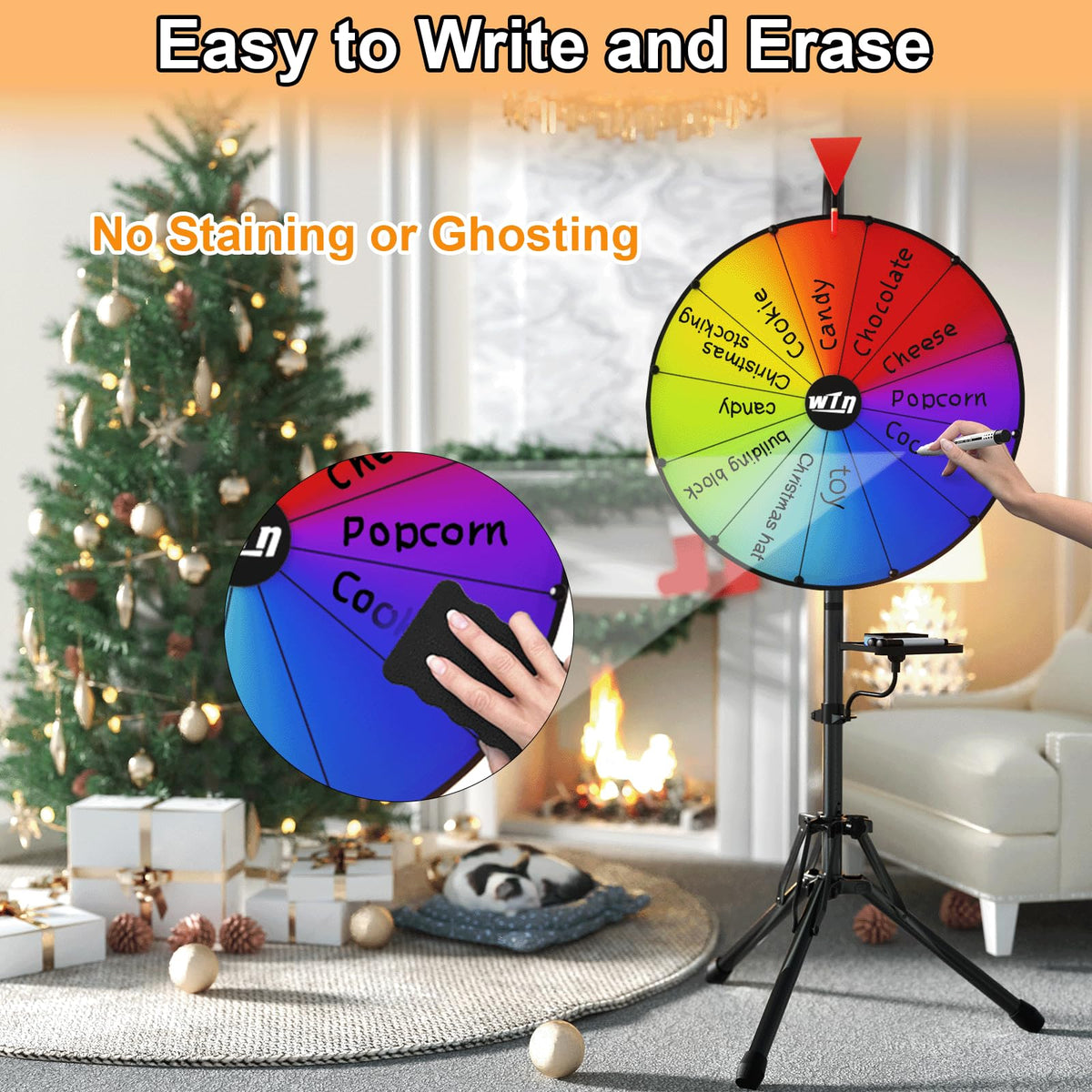 ORWOD tripod stand keeps prizes secure during busy events