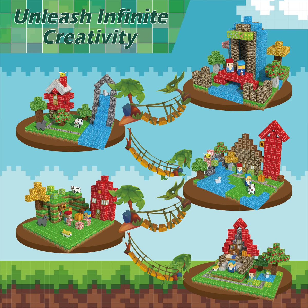 Oryvold cow block adds a friendly character while building spatial skills.