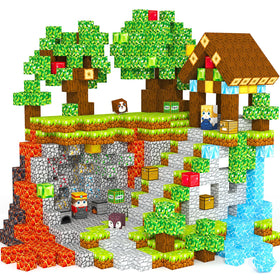 ORZbb magnetic blocks forest theme provide imaginative play and refine fine motor skills.